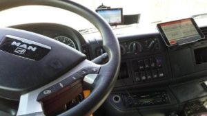 Data recorder in the driver's cab